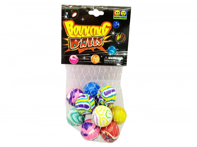 Set di 12 palline rimbalzanti 2,5 cm