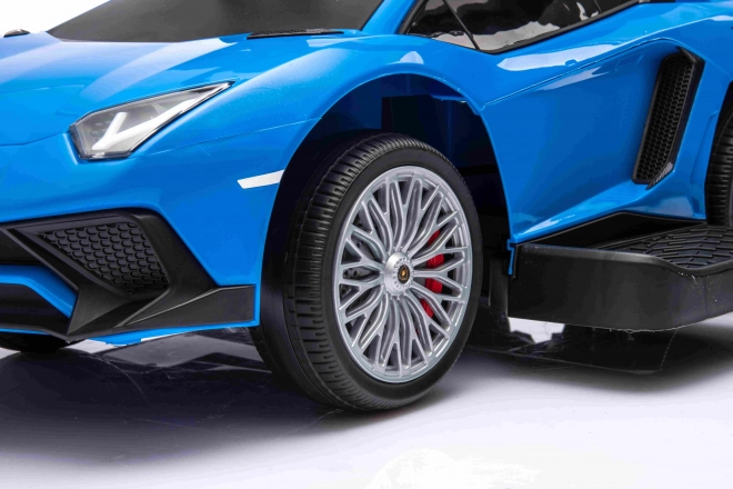 Camminatore spingente Lamborghini Aventador SV blu