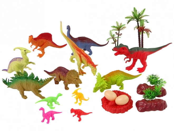 Set di Dinosauri con Accessori 21 Pezzi