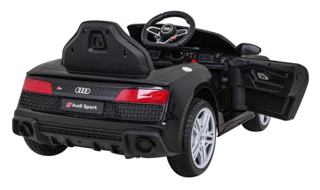 Audi R8 LIFT Auto a batteria + telecomando + ruote in EVA + MP3 + LED – Nero