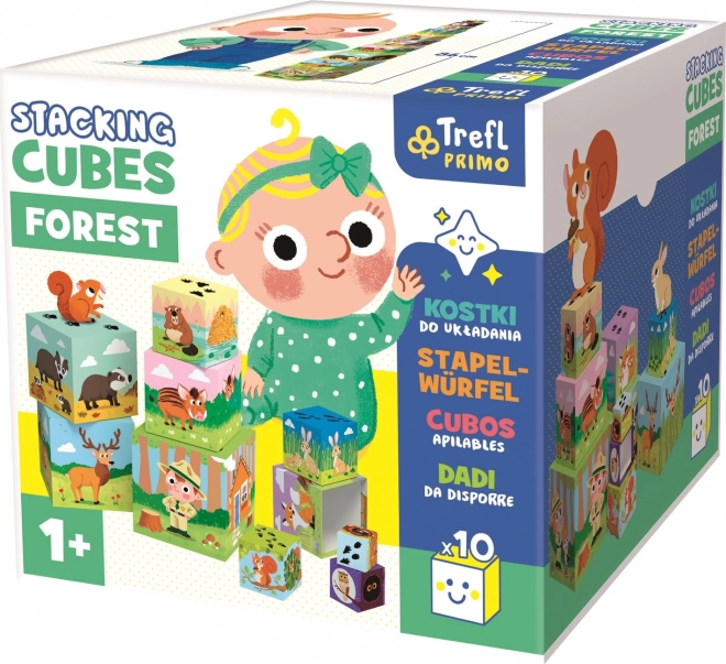 Cubi impilabili educativi TREFL Primo - Foresta