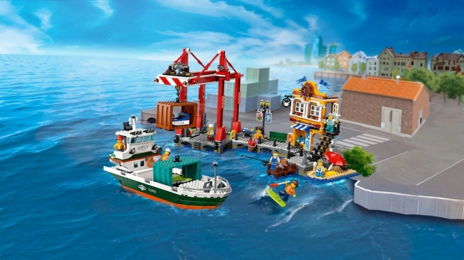 Gru per container funzionante