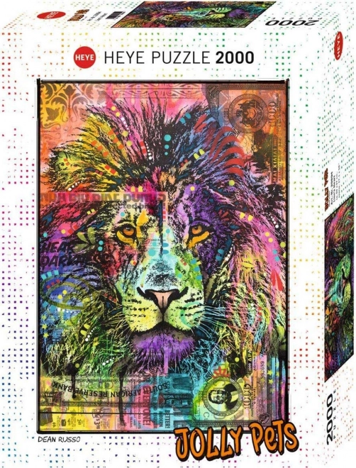 Puzzle Jolly Pets: Cuore di Leone 2000 pezzi