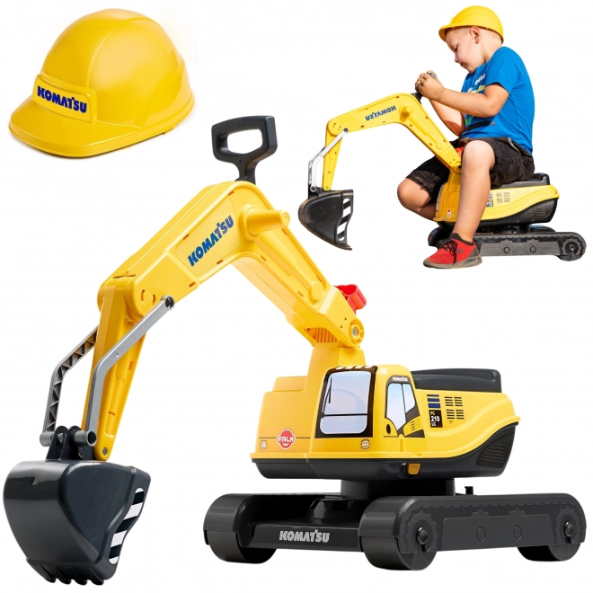 Escavatore Rotante Komatsu con Pala e Casco