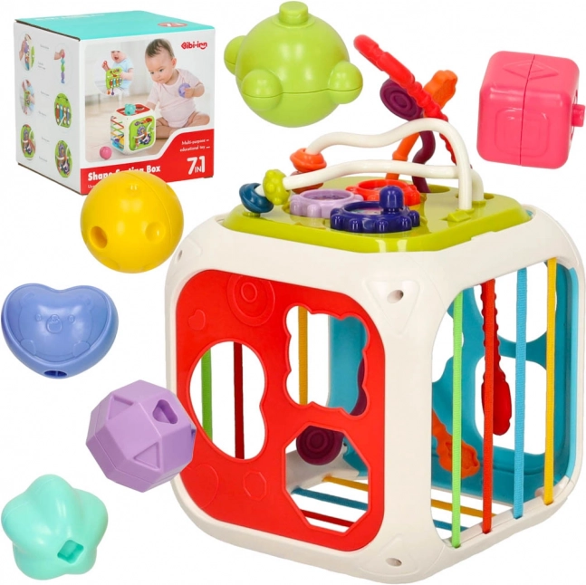 Cubo educativo 7 in 1 per bambini con xilofono Bibi-inn