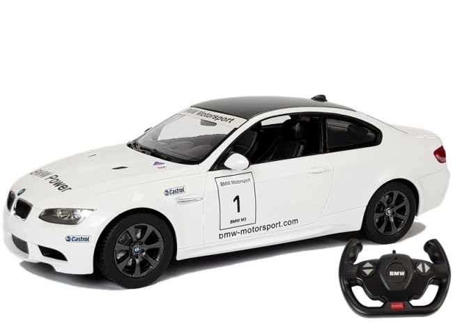 Auto R/C BMW M3 Rastar Bianco Telecomandato