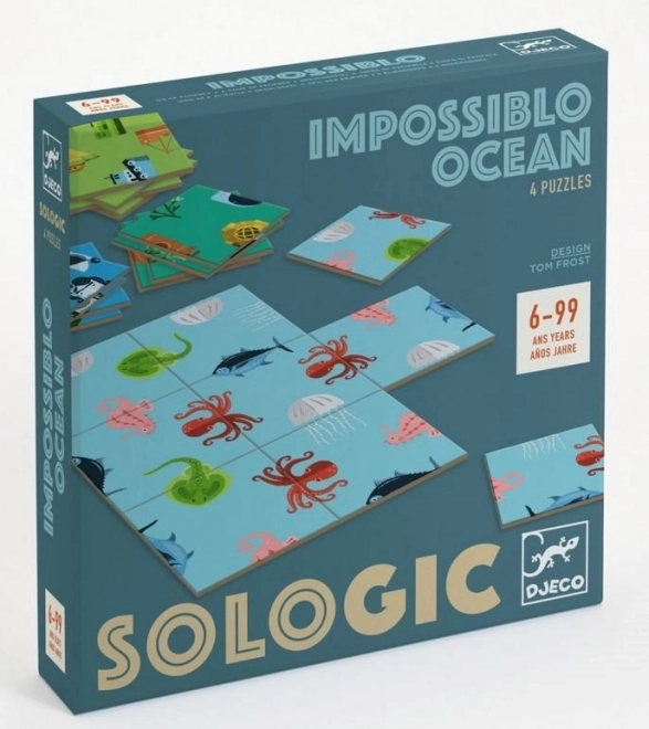 Gioco logico Djeco Sologic Impossiblo - Oceano