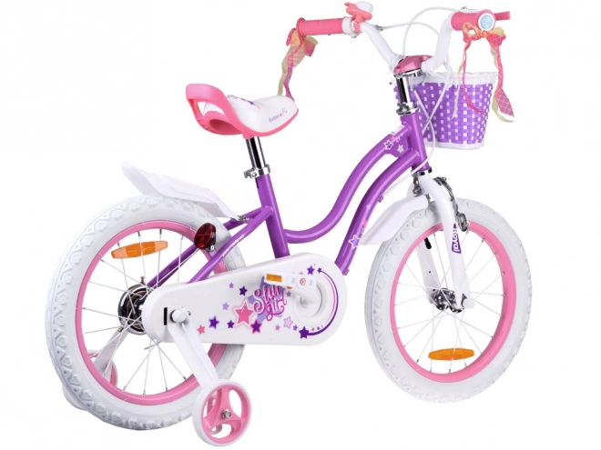 Bicicletta per ragazze Royal Baby Star Girl 14 pollici blu