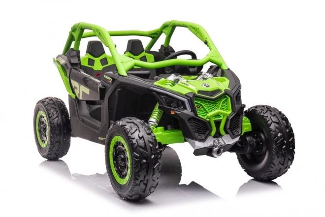 Auto a batteria Buggy Can-am RS verde 4x4