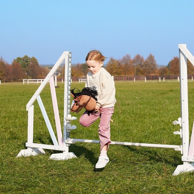 Cavallino su bastone Hoppihorse marrone