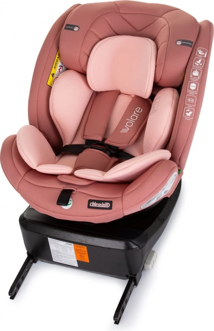 Seggiolino auto Volare i-Size 40-150cm Isofix 360 Flamingo