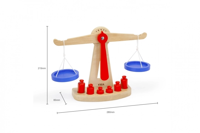 Bilancia in legno per bambini