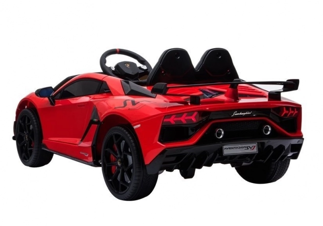 Auto elettrico per bambini Lamborghini Aventador rosso