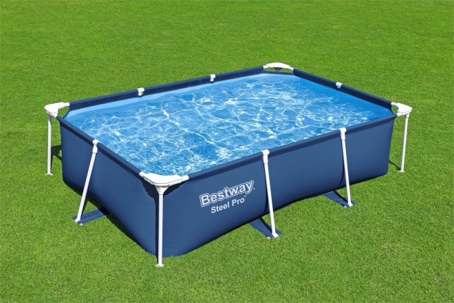 DeluxeJr Steel Pro Rack Pool 259x170x61 BESTWAY per giardino