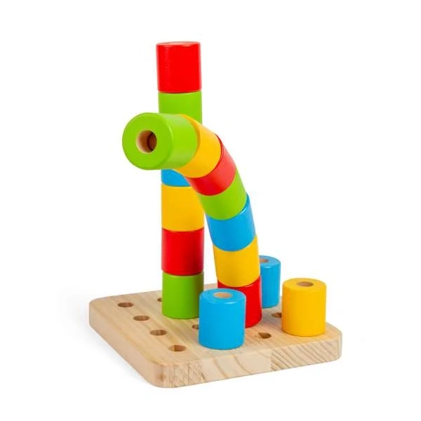 Torre di equilibrio in legno per bambini