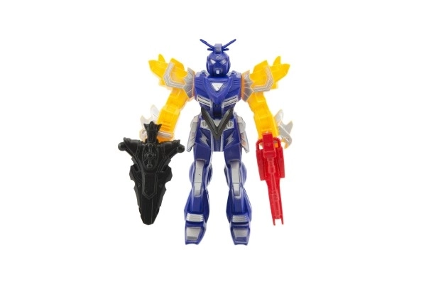 Figura di robot Transformer in plastica 15cm