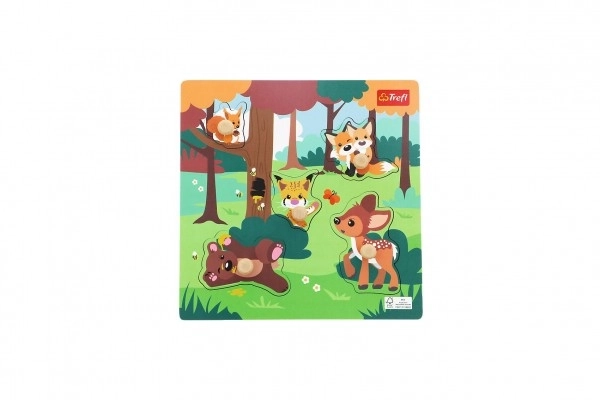 Puzzle in legno animali del bosco