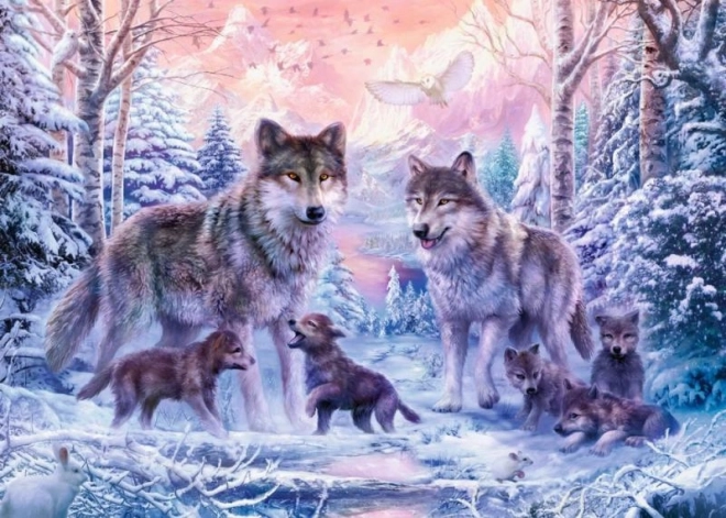 Puzzle Lupi artici 1000 pezzi Ravensburger