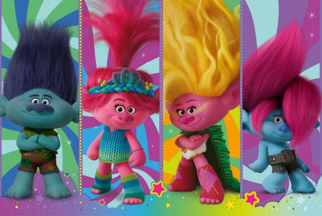 Puzzle XL Super Shape Trolls 3