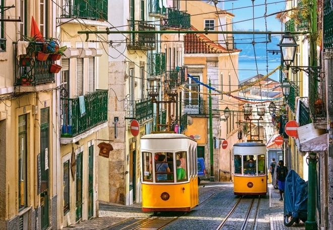 Puzzle 1000 Pezzi Tram di Lisbona