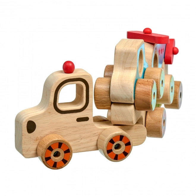 Il mio primo camion in legno - Puzzle 4 pezzi