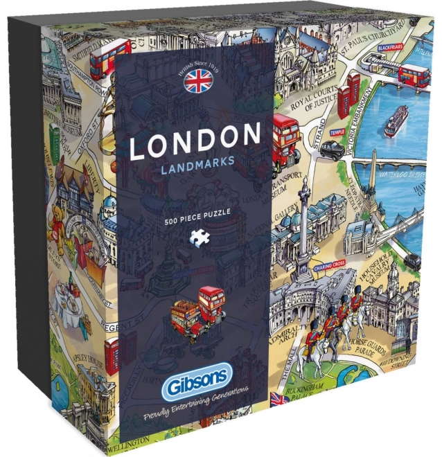 Puzzle Monumenti di Londra 500 pezzi