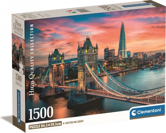 Puzzle 1500 pezzi Compact London Twilight