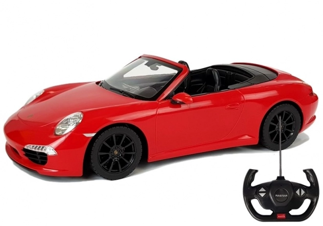 Auto R/C Porsche 911 Rastar 1:14 Rosso a distanza