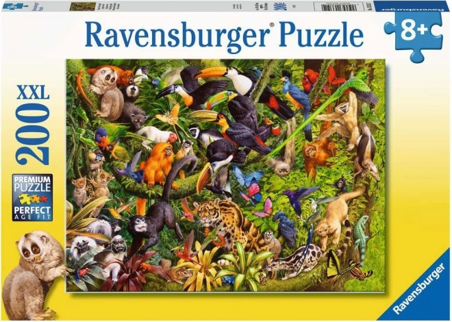 Puzzle Ravensburger Foresta Pluviale Tropicale XXL 200 Pezzi