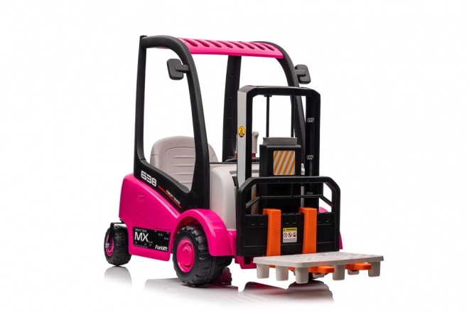 Carrello elevatore elettrico rosa