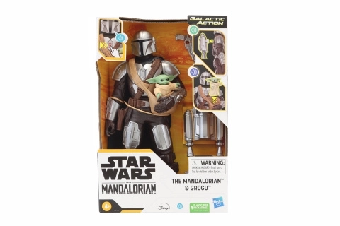 Star Wars Mandalorian Azione Galattica Mando e Grogu