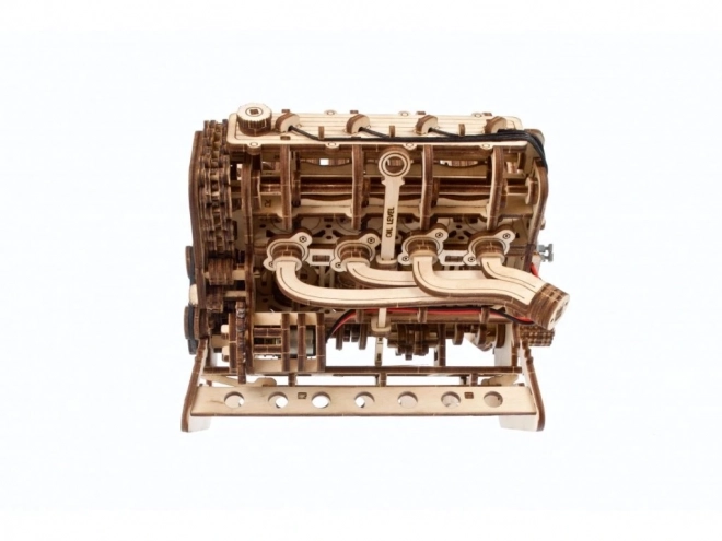 Puzzle meccanico in legno 3D V8 Engine Ugears