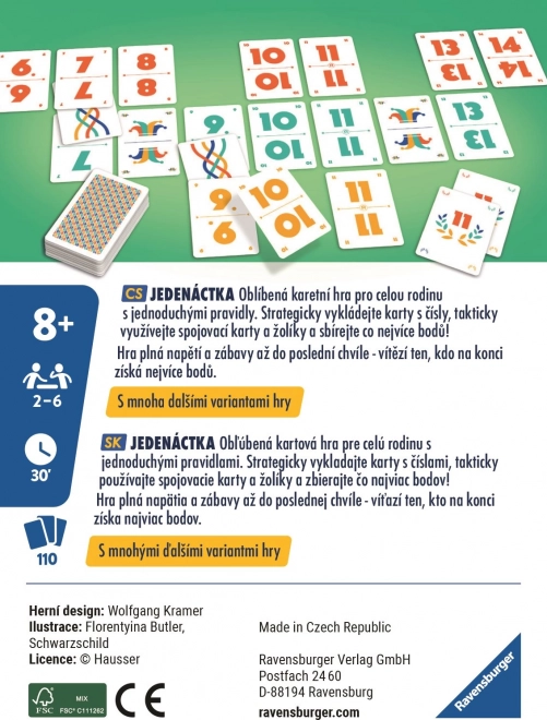 Gioco di carte Undici