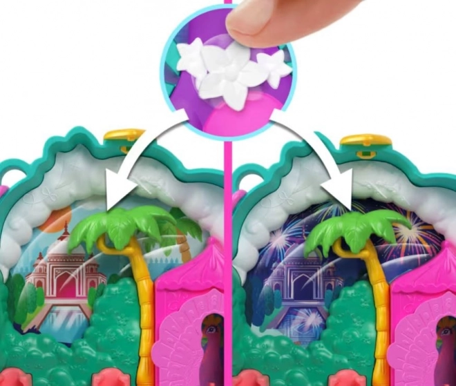 Giardino del pavone Polly Pocket set compatto