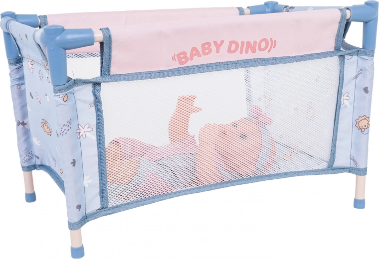 Lettino da viaggio con sponde traspiranti