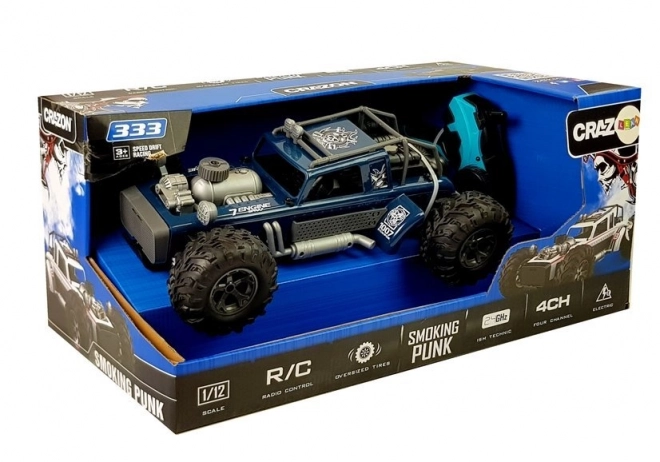 Auto buggy telecomandata 1:12 blu