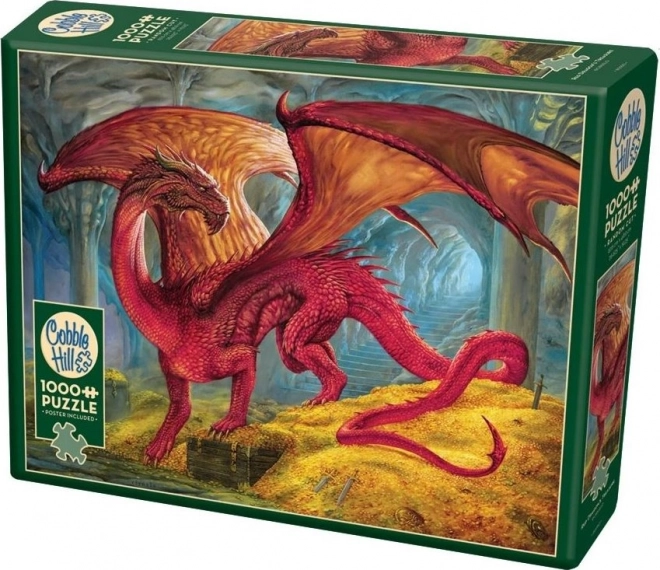 Puzzle Il Tesoro del Drago Rosso 1000 Pezzi