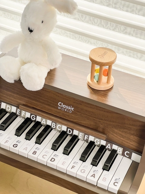 Pianoforte in legno per bambini Classic World