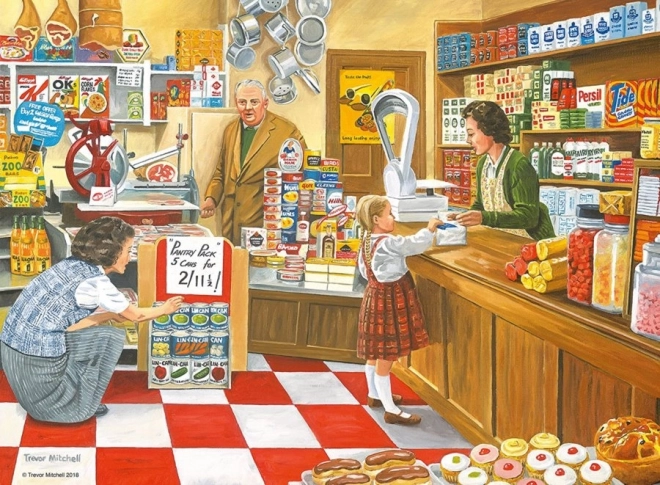 Puzzle Ravensburger Negozio all'angolo della strada 100 pezzi