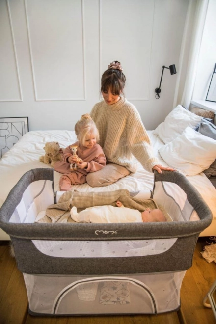 Culla MoMi Smart Bed 3 in 1 grigia