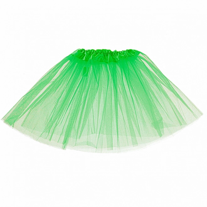 Gonna Tutu in Tulle Verde per Costume di Carnevale