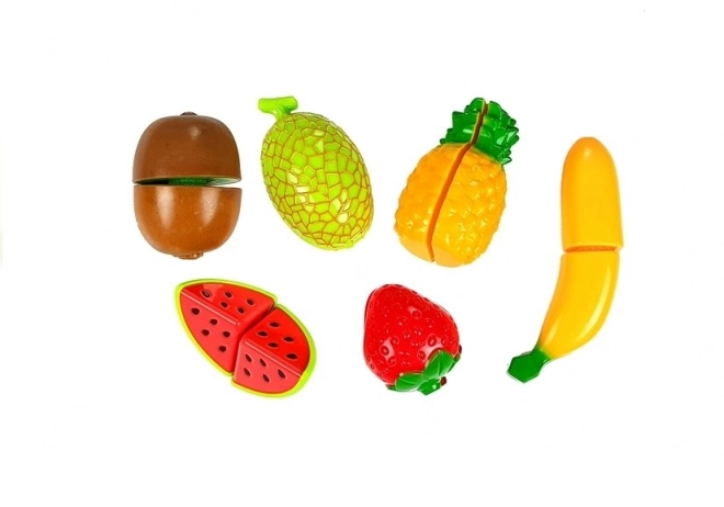 Set da taglio frutta con velcro in cassa