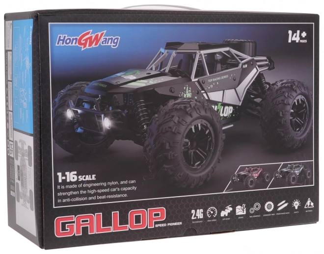 Auto telecomandata crawler rosso GALLOP