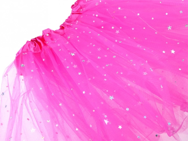 Costume Fatina Rosa Brillante con Ali e Bacchetta – Rosa scuro