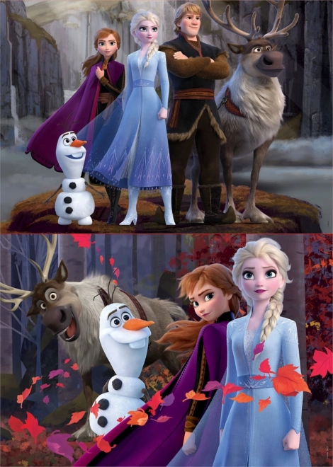 Puzzle di FROZEN 2 2x100 pezzi