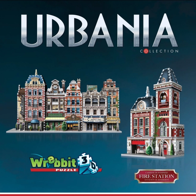 Puzzle 3D urbania: stazione dei vigili del fuoco