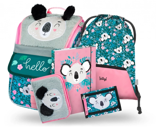 Set Zaino Scolastico 5 Pezzi BABY KOALA