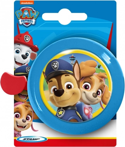 Campanello blu per bicicletta per bambini con motivo Paw Patrol