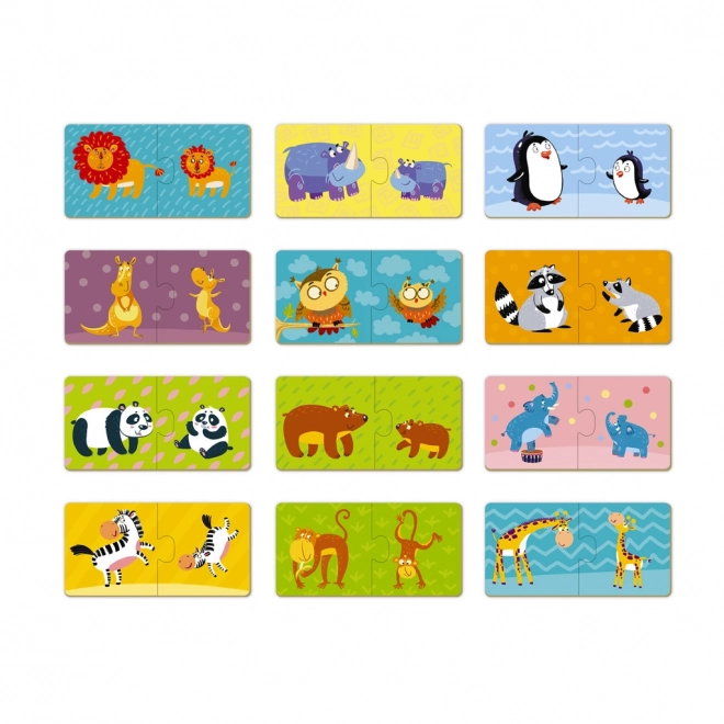 Puzzle Duo Mamme e bambini -12x2 pezzi