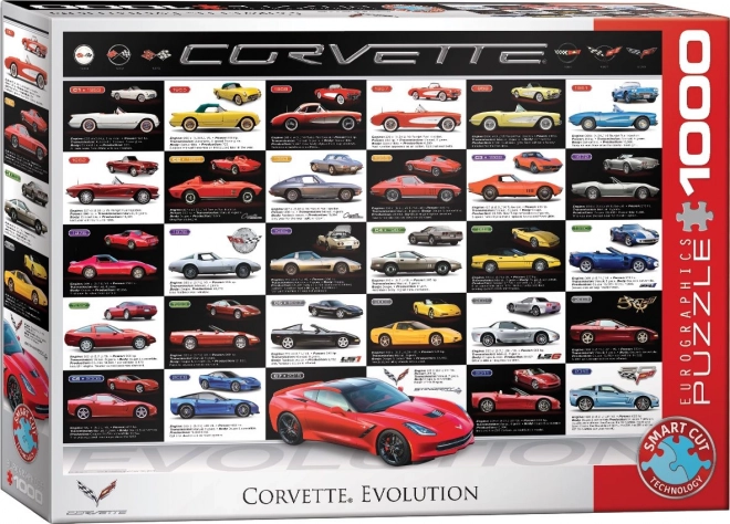 Puzzle Evolutione Corvette 1000 Pezzi